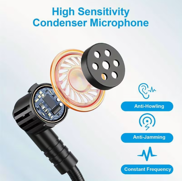 Wireless Microphone for PA System – 2.4G 2-in-1 Headset & Handheld Mic, 165 Ft Range, for Voice Amplifier, Tour Guide, Teaching, Training & Hosting (Not for Phone/PC)