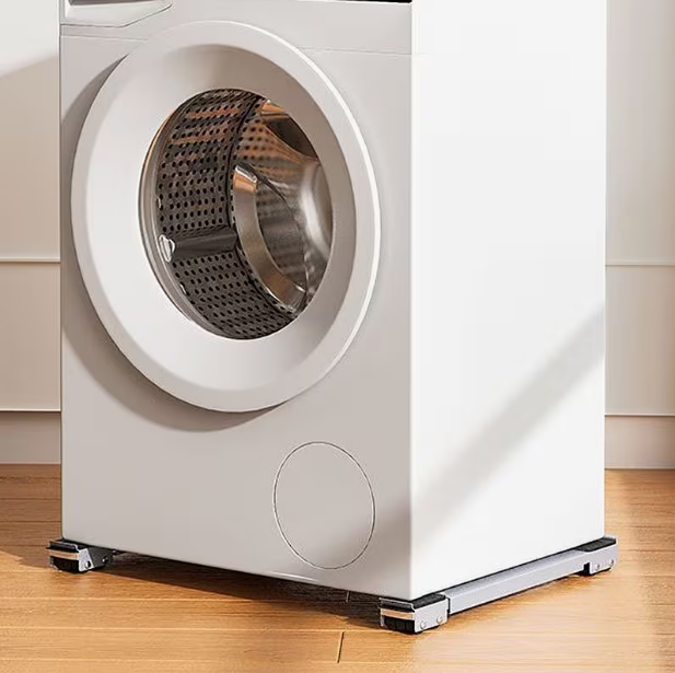 Adjustable Refrigerator & Washing Machine Heightening Base – 800 lbs Load Capacity, 24 Silent Locking Casters & Expandable Stand, for Moving Home Appliances & Furniture