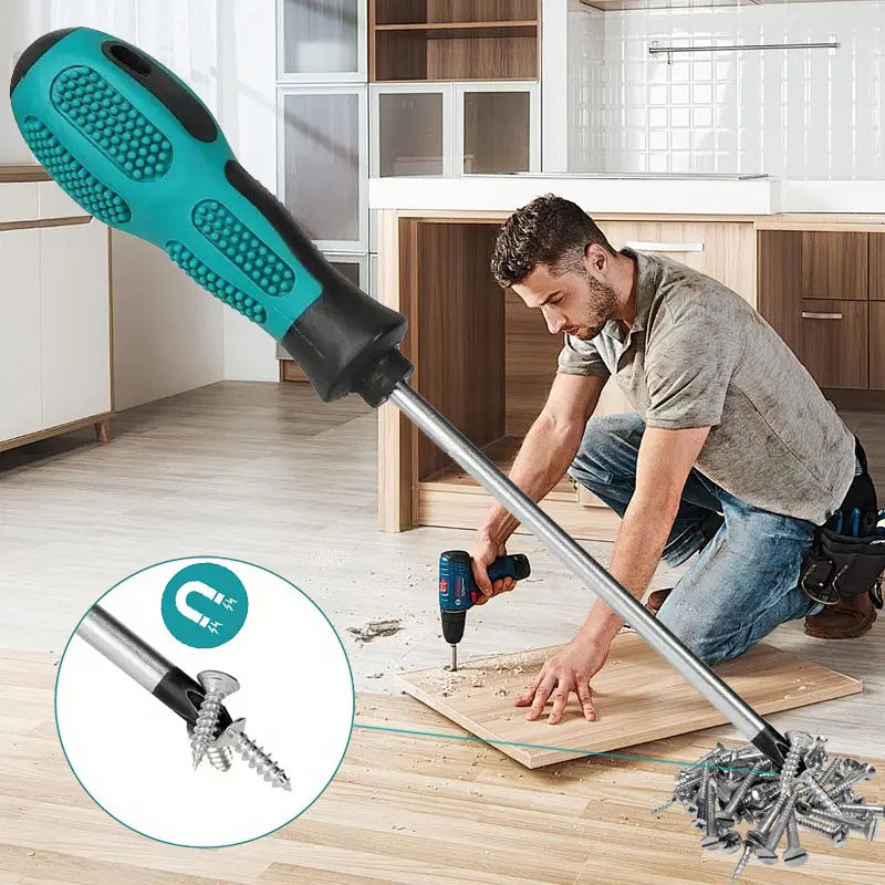 10-Piece Magnetic Precision Screwdriver Set – Green, Ideal for Electronics, Furniture, Appliances & Vehicle Maintenance, Durable Metal & Plastic Build