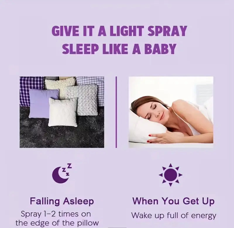 🔥 Limited-Time Clearance Sale – Order 1 Get 2 🔥 – Melatonin Sleep Spray (50ml) – Lavender Nighttime Repair Formula, Natural Sleep Aid, Great for Party, Holiday & Birthday Gifts