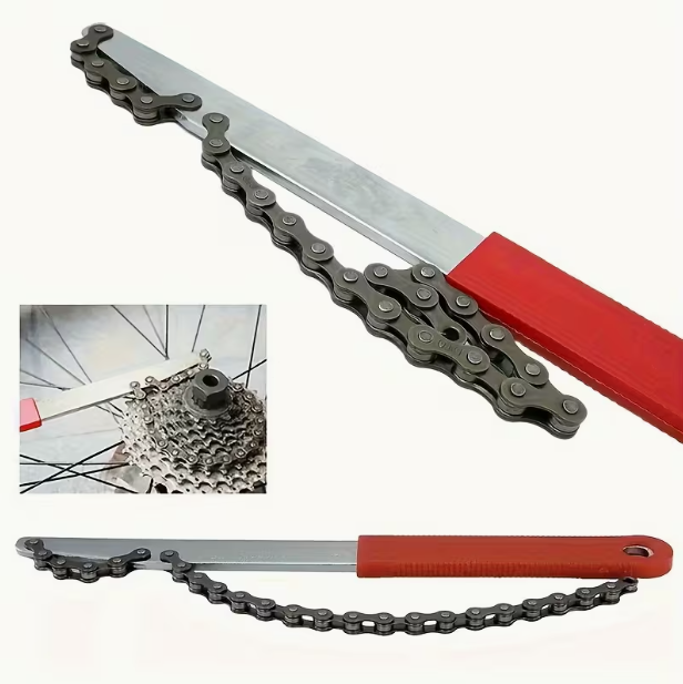 Mountain Bike Cassette & Freewheel Removal Wrench Set – Includes Chain Wrench, Single Bike Repair Tool Kit