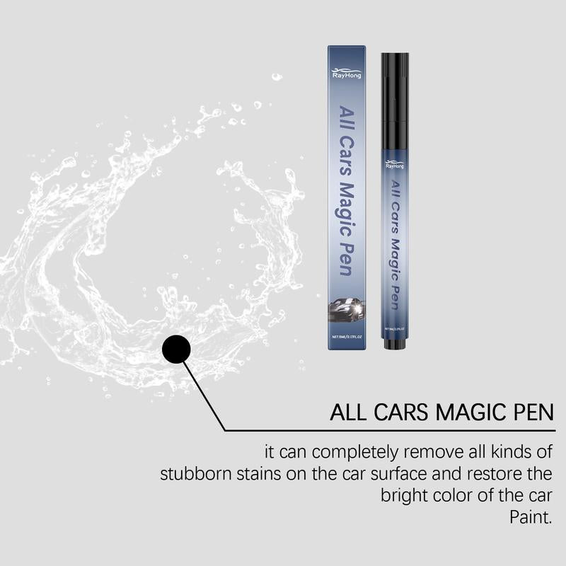 2Pcs Magic Car Scratch Removal Pen DIY Auto Paint Touch-Up Pen Quick Scratch Repair Gloss Restoration Portable Car Care Tool for All Vehicles 2026 Auto Beauty Essential
