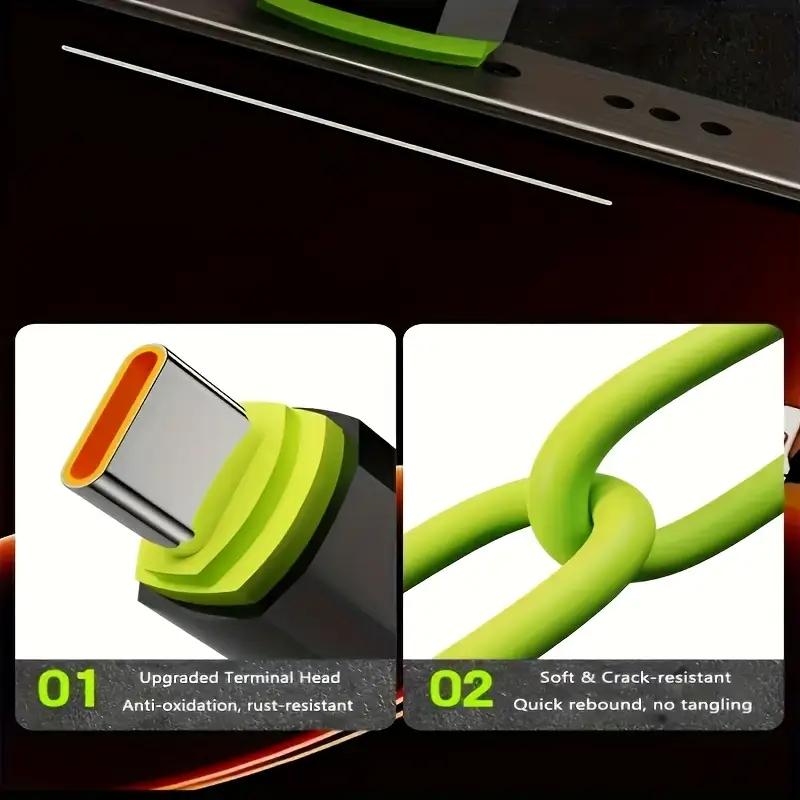 Buy 1 Get 1 Free 240W Fast Charging Cable, Mobile Data Cable, Smart Quick Charge, High-Power Fast Charging,Type-C