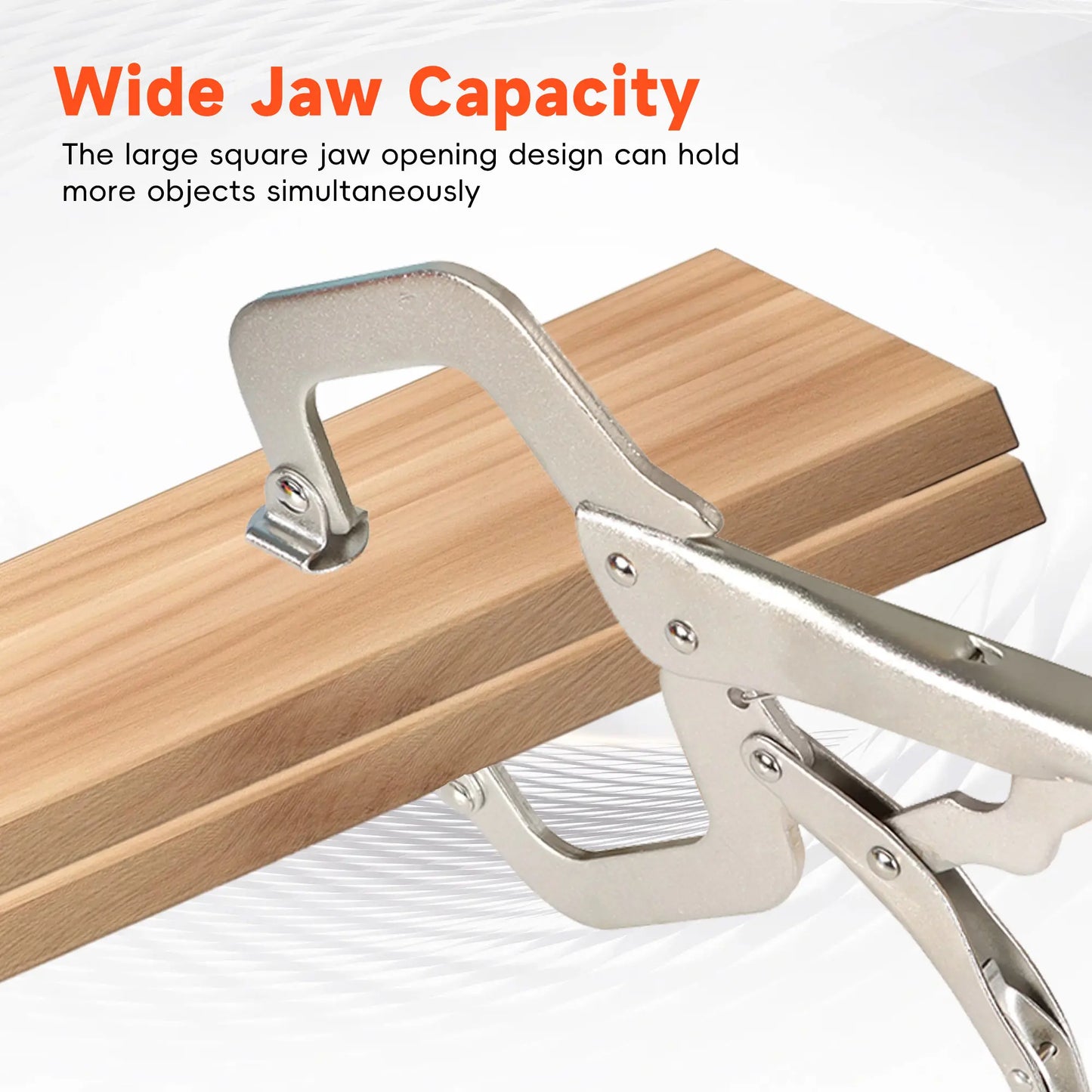 Heavy Duty C-Clamp with Swivel Pad – 1-Pack, Ideal for Shop, Home & DIY Woodworking