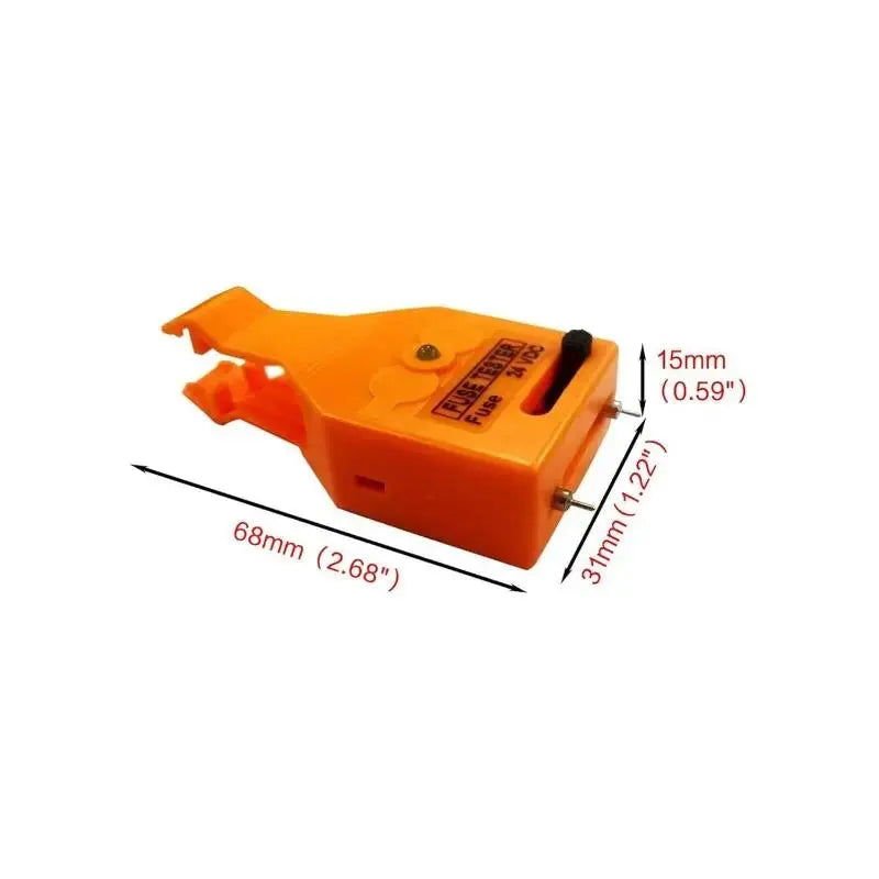 24V DC Car Fuse Tester & Puller – Test, Find & Remove Blown ATO/ATC/ATM Blade & Glass Tube Fuses, Essential Fuse Box Tool