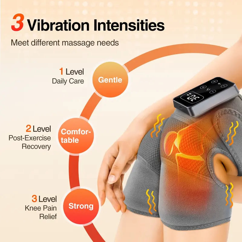 Electric Knee Massager – 5-Level Heating & 3-Level Vibration, Personal Care Appliance