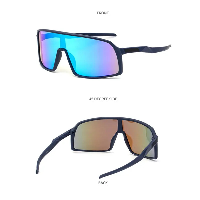 Lightweight Sports Sunglasses for Men and Women - Windproof Cycling Shades for Outdoor Activities