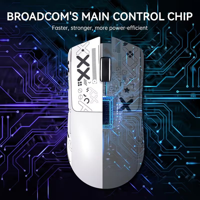 ATTACK SHARK X11 Wireless Gaming Mouse – Tri-Mode, RGB Charging Dock, PAW3311 Sensor, 5 Programmable Buttons