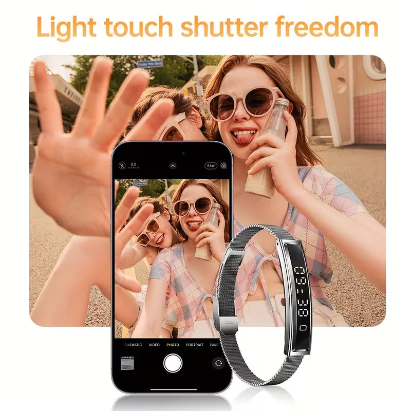 New Fashion Smart Bracelet, Heart Rate Step Counter Sleep Blood Oxygen Monitor, Menstrual Cycle Reminder Waterproof Fitness Band, Multiple Sports Modes & Step Count，Lightweight Smart Watch Compatible with Phones, Valentine’s Day Gift for Men & Women