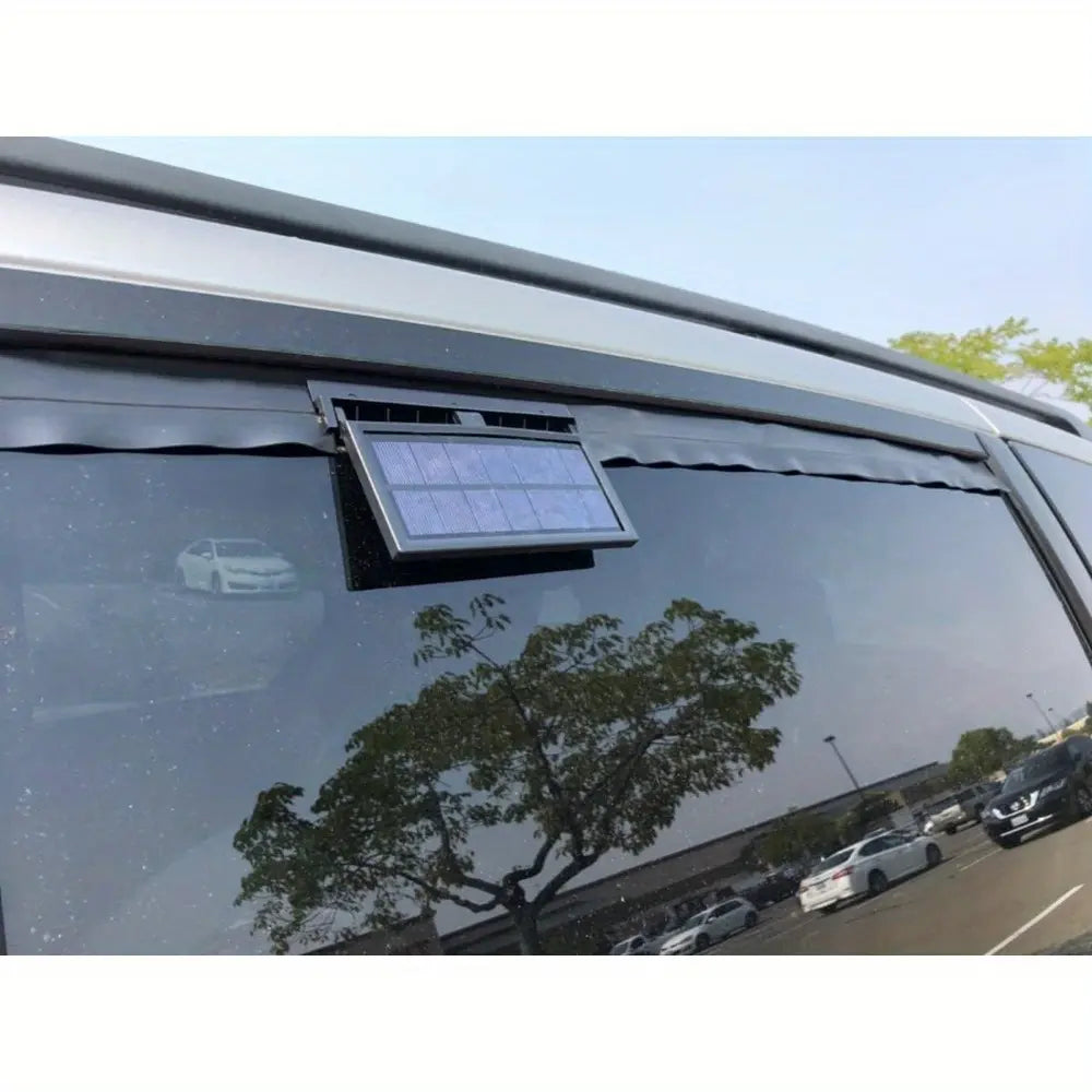 Solar-Powered Car Window Exhaust Fan – Energy-Saving Ventilator with Air Purifier & Radiator Function, USB Car Fan for Front/Rear Windows, Reduces Heat & Odors, Solar Auto-On, Compact Quiet, Perfect for Parking & Summer Driving Comfort image 6
