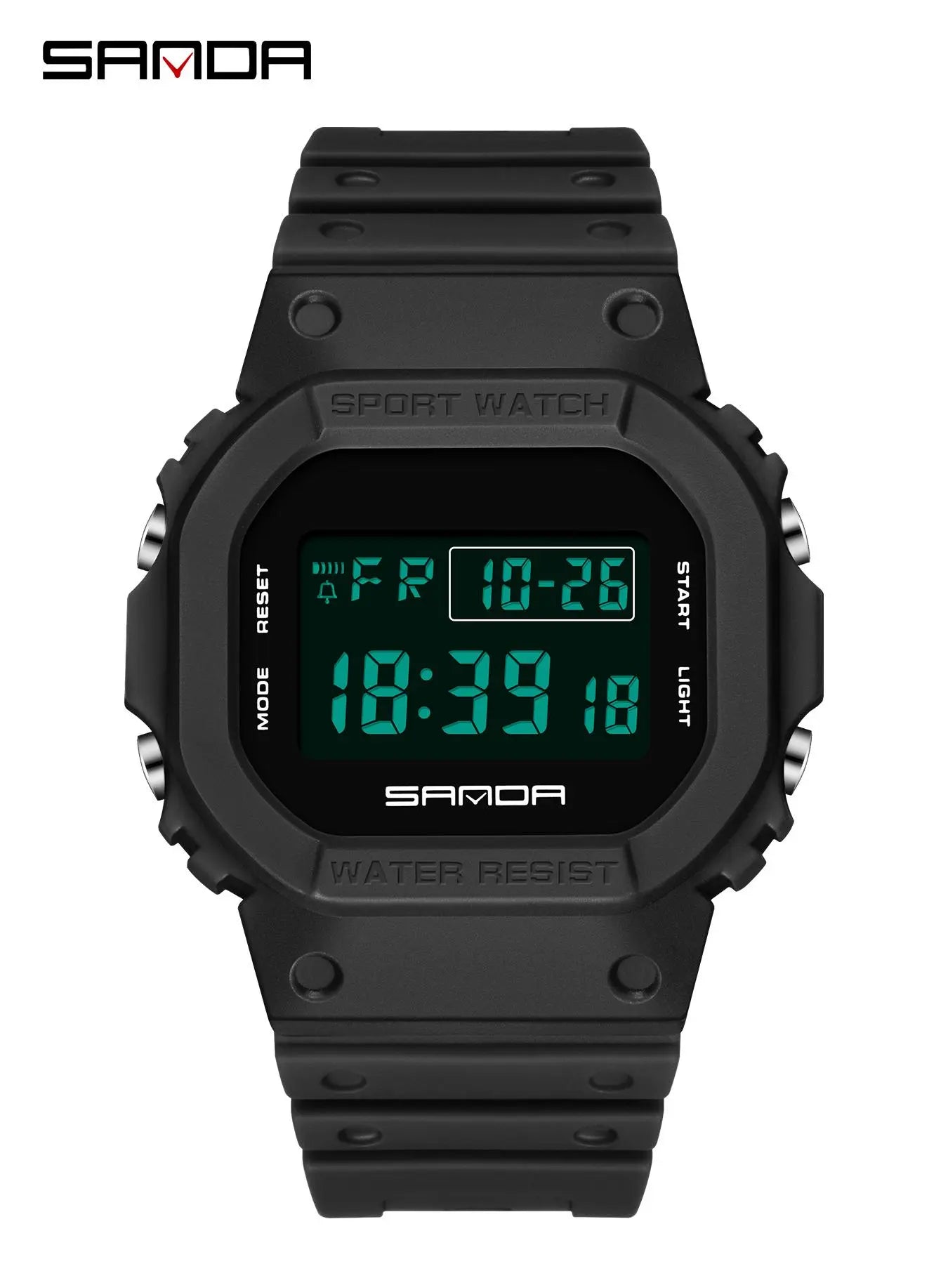 Men's Fashion Digital Watch, Casual Sporty Watch with Luminous Dial & Alarm Mode, Waterproof Outdoor Watch for Men with Box, Water Resistant Wristwatch, Fashion Wristwatches, Fashionable Waterproof Watch image 7