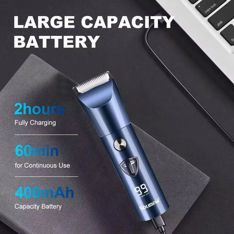 26new 5 in 1 Men's Body Hair Trimmer, Cordless Hair Clipper Set, Hair Clippers, Electric Shaver Razor Beard Trimmer for Men, Nose Hair Trimmer #GLOBAL PICKS