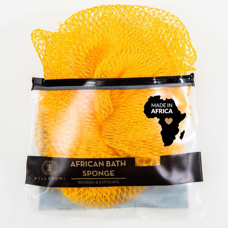 African Exfoliating Net Sponge (7-Pack), Ethically Sourced from Nigeria for Smooth & Glowing Skin