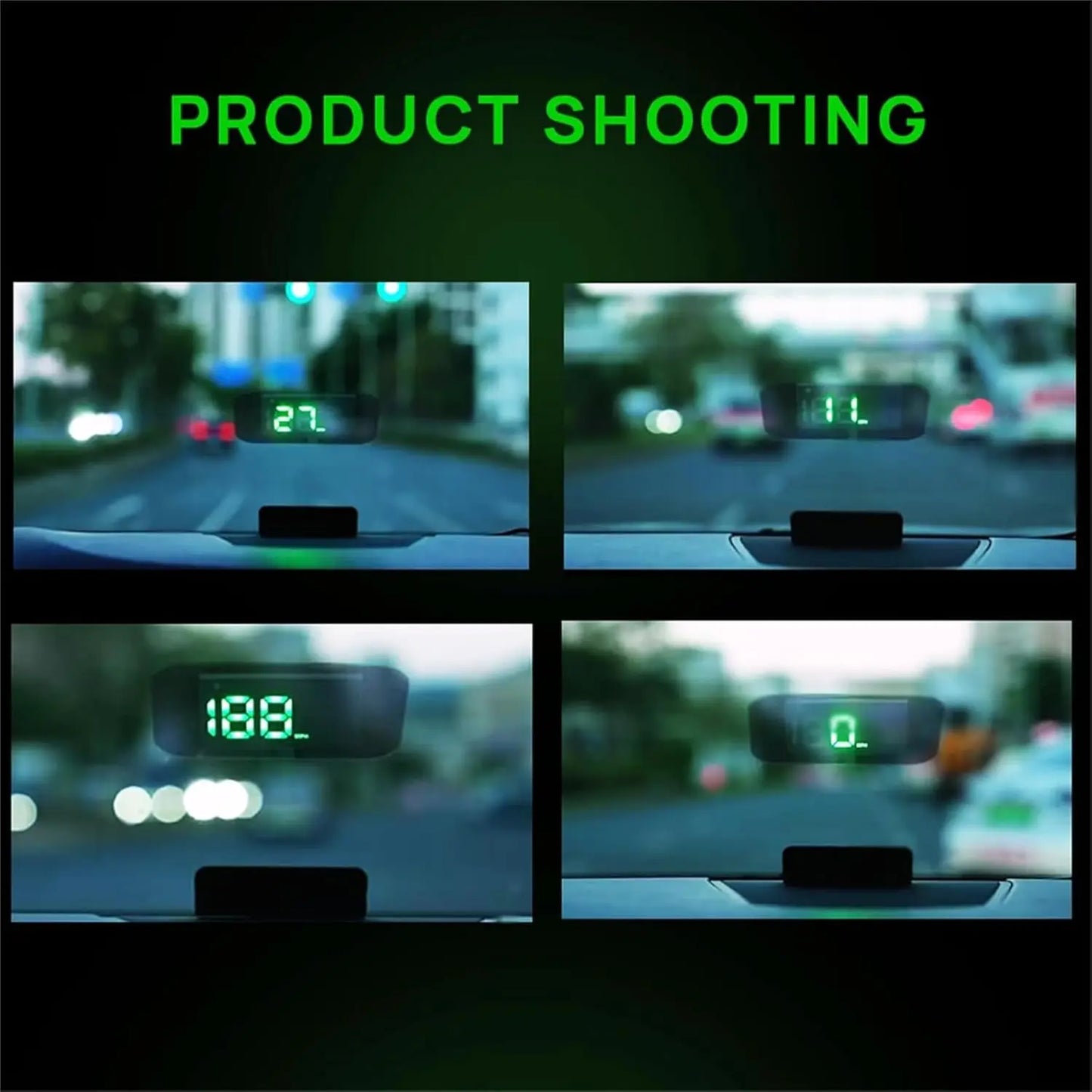 KUOWEIHUD K1 Car Head Up Display (HUD) GPS Digital Speedometer, Odometer (MPH) for Cars, Trucks, Motorcycles Automotive Electronics Accessory,Digital Head Up Display Speedometer image 5