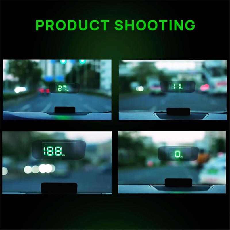 Head up Display Car GPS Digital Speedometer Car Truck Motorcycle Head Up Display Odometer HUD MPH Car Tools Accessory