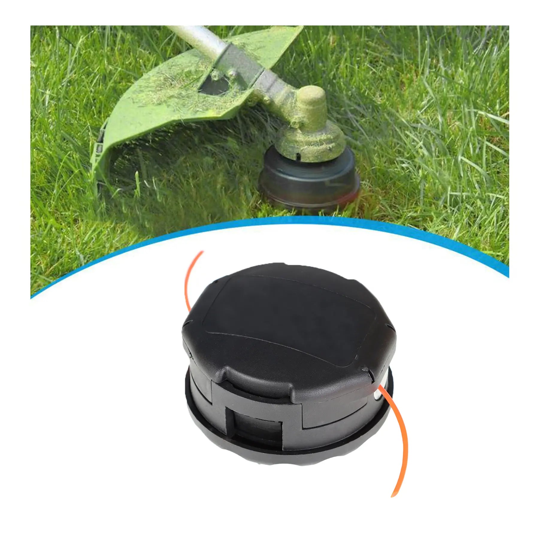 findmall 3/5-Pack Power Tool String Trimmer Head Replacements - High-Compatibility Tool Accessories for Echo Speed Feed 400, SRM 225, 230, 26LC, 26RLC, 32RLC & Shindaiwa Trimmers (Father's Day Gift) image 2