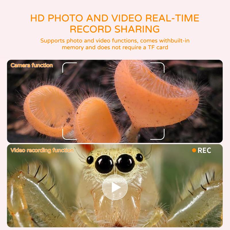 【Kids Christmas Gifts】INSKAM 2025 Upgraded 4K Compound Microscope, 3" IPS Screen,100X-1000X STEM Educational Science Toys,Multiple Color,Learning tools,Christmas & Birthday Gifts for Age 5 6 7 8 9 10 11 12 Girls & Boys