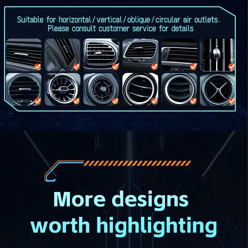 Car Phone Holder with 15W Wireless Charger – 360° Rotation, Multi-Angle Adjustment, Magnetic Mount for Smartphones