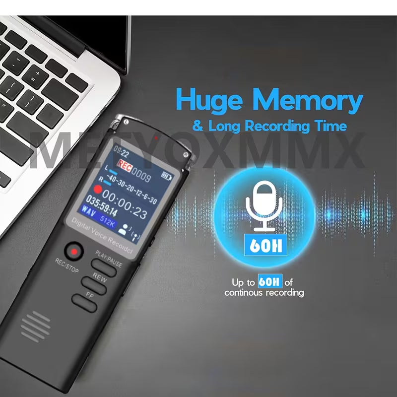 Mini Recorder – Screen Display, External Playback, Voice-Controlled Recording, Long Battery Life