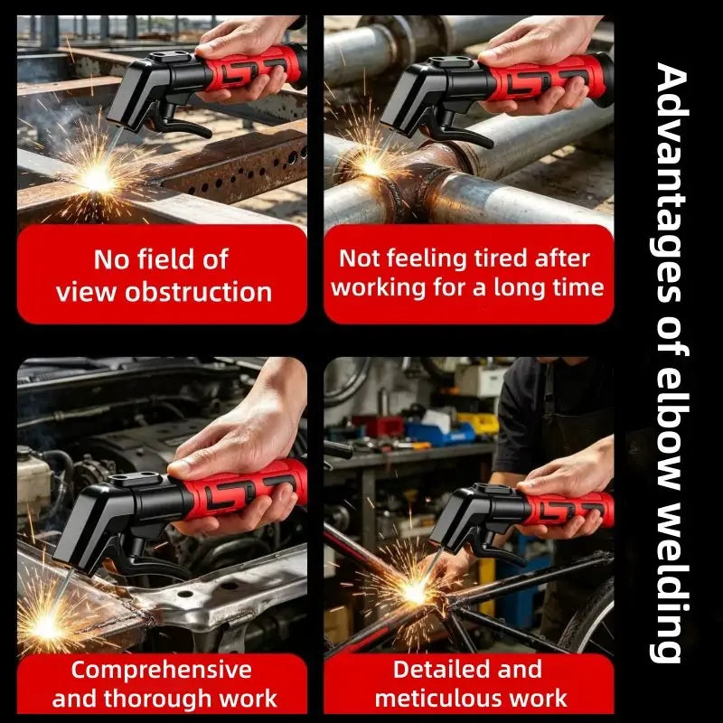 Welding Electrode Clamp – Full Insulation Pure Copper Arc Welding Pliers, Heat Resistant Anti-Slip Weld Stick Holder, Manual Arc Welder Tool