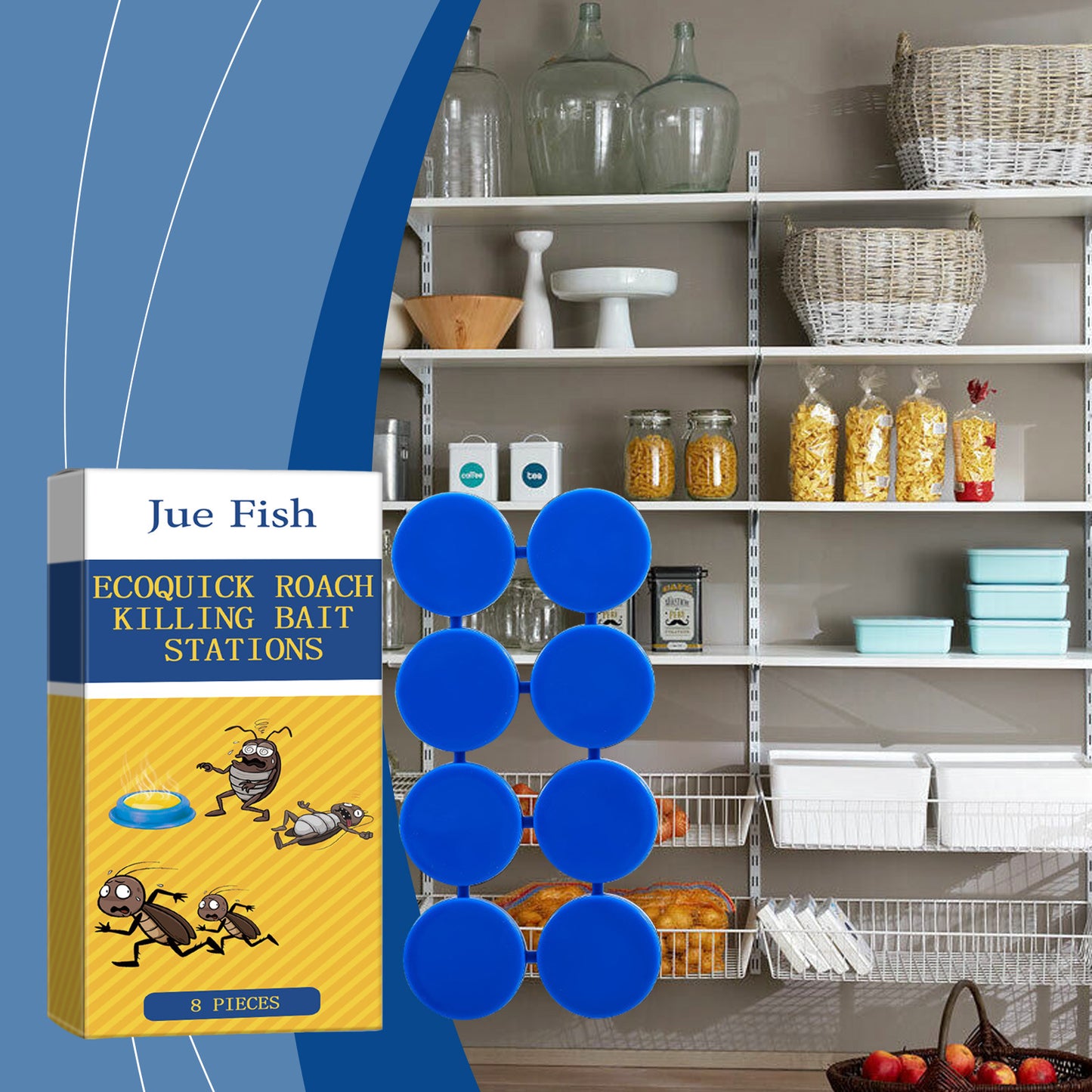 （3 boxes, totaling 24 tablets. 58000 TZS）Cockroach bait paste Household cockroach ointment bait insecticide cockroach repellent kitchen dormitory cockroach paste