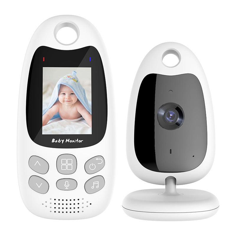 Portable Monitor with Camera & Audio, No WiFi, Auto Night Vision, Two-Way Audio, VOX Mode, 2-inch HD Screen, Feeding Reminder, Temperature Sensor, Lullabies for Nursery