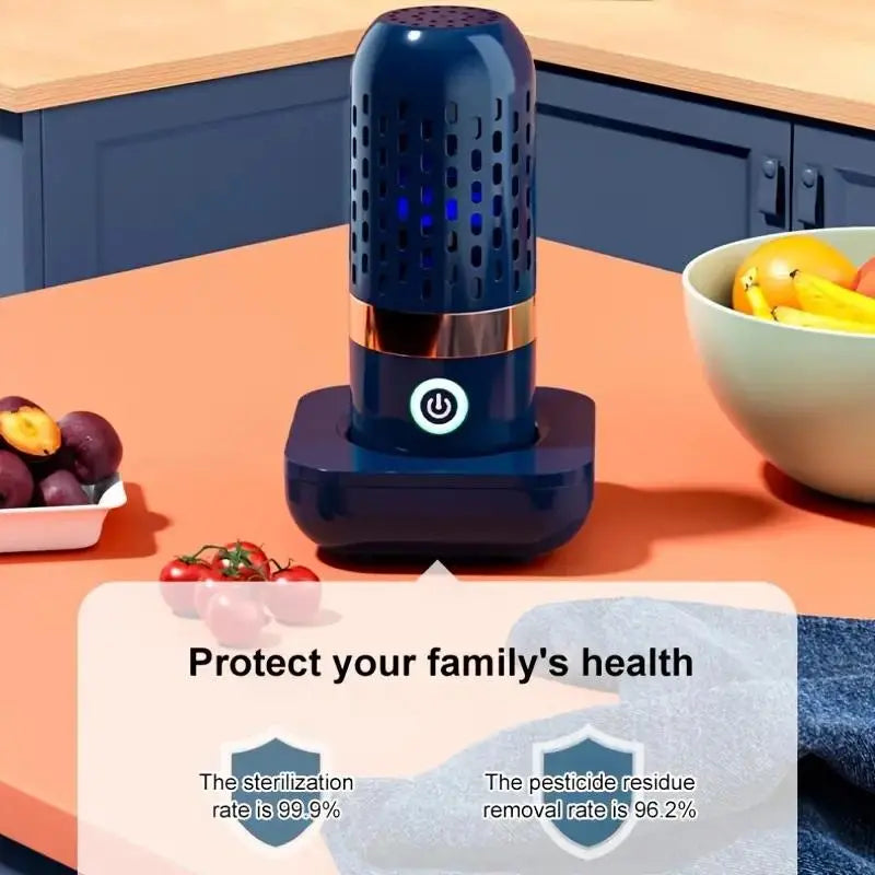Fruit and Vegetable Washing Machine, Wireless Automatic Vegetable Cleaner, Fruit Cleaner Device, Food Purifier Appliance, Great Gift Idea