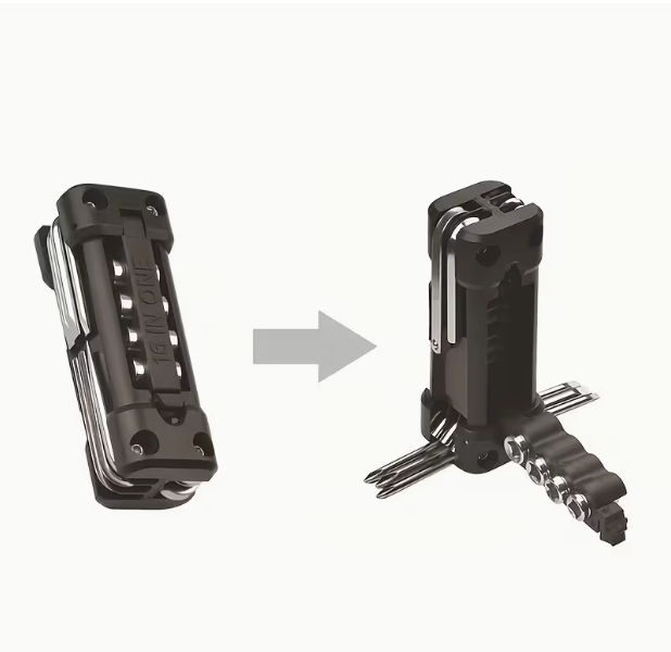 Multifunctional Folding Tool Kit – Portable Socket Set for Motorcycle & Bicycle Repair, Mechanic Maintenance