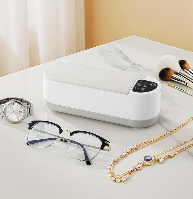 Multi-Functional Portable Rechargeable USB Ultrasonic Cleaner, High-Frequency Vibration for Jewelry, Glasses & Watches