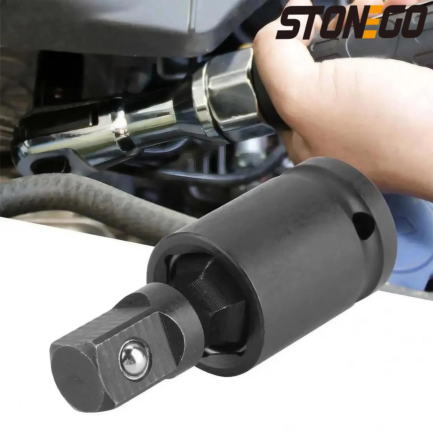 Universal Pneumatic Joint Wrench Socket Adapter - High Hardness Extension Tool for Electric and Pneumatic Forging Wrenches