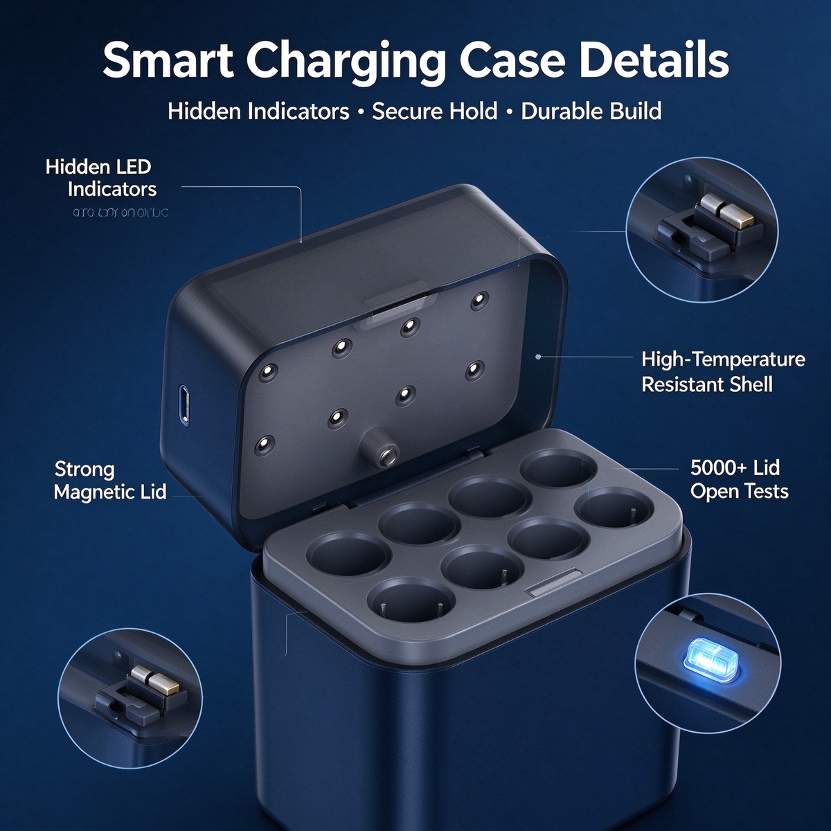 Delipow AA 1.5V Rechargeable Lithium Battery - Large Capacity Fast-Charging AA & AAA Batteries for Cameras, Electric Toys, Smart Door Locks, Alarm Clocks, LED Lights and Remote Controls