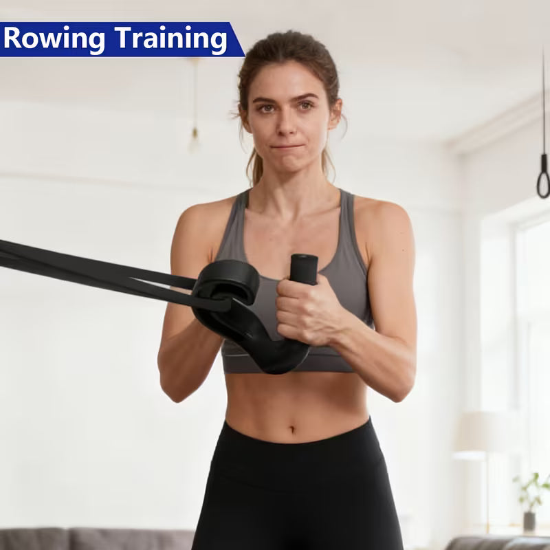 High-Strength Nylon Fitness Grip – 45° Hook Type for Versatile Workouts
