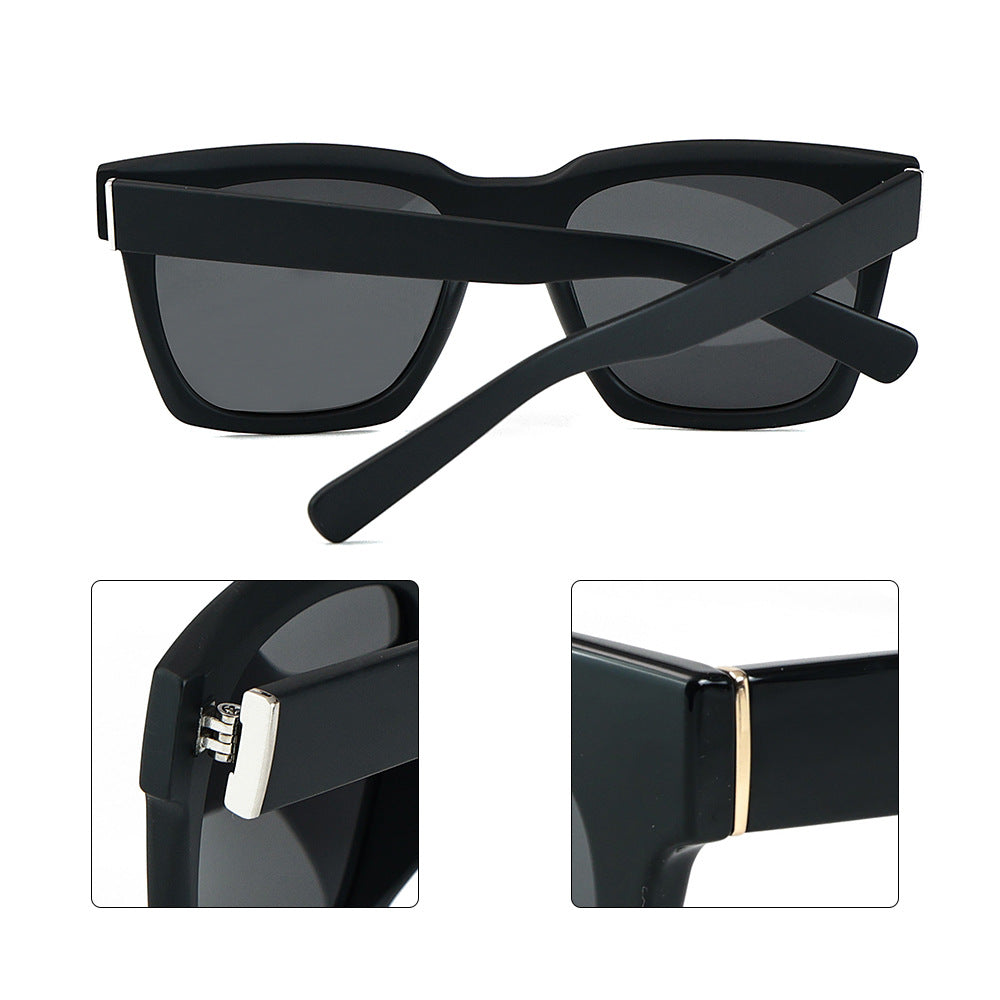 Retro Polarized Sunglasses - Thick Frame, Anti-Glare Lenses, High Quality Classic Vintage Eyewear for Men and Women, Summer Essential Gift Set