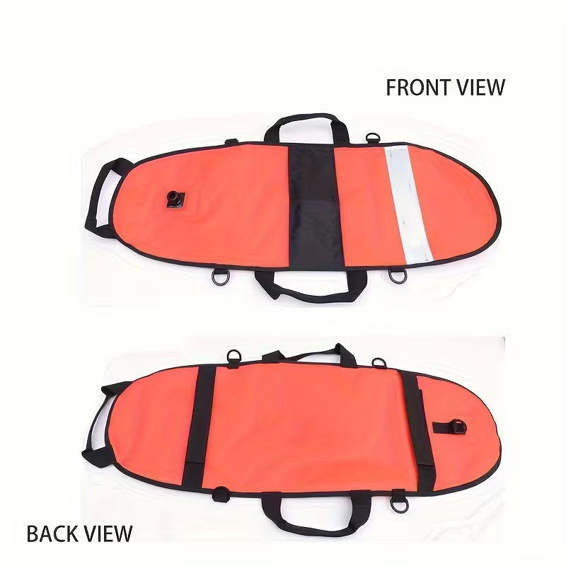 Inflatable Torpedo Buoy – Hi-Vis Dive Safety Float with Flag for Scuba, Freediving & Snorkeling