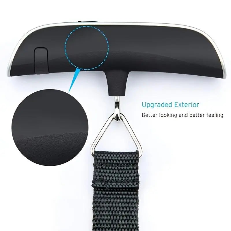 🔥 Clearance Special – Order 1 Get 2 🔥 – Portable Electronic Luggage Scale, 50kg Heavy Duty Mini Hanging Scale for Luggage, Fishing & Parcels, Outdoor Fishing Accessory