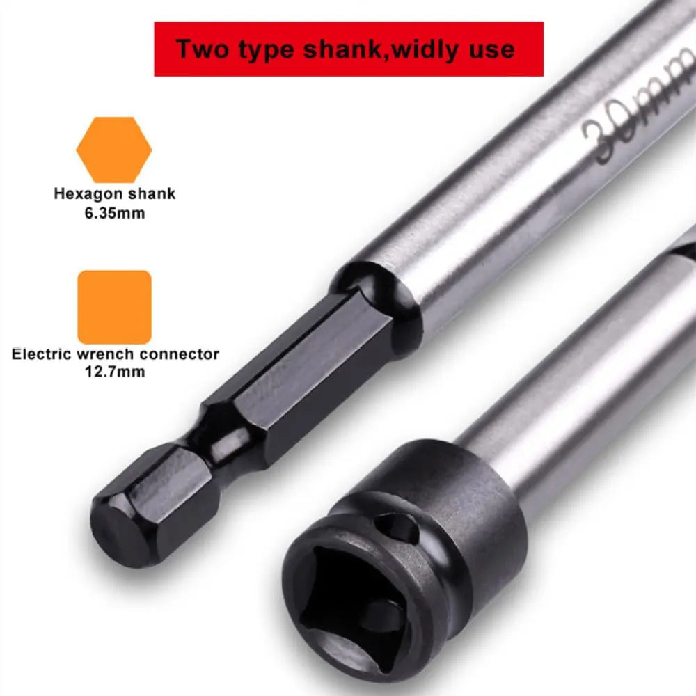 11-Piece Woodworking Twist Auger Drill Bit Set 10-25mm - Long Four-Slot Blade Drill Bits for Door Lock and Wood Slotting