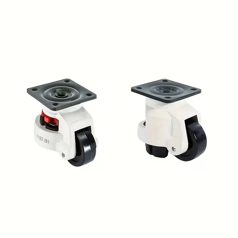 4Pcs Duty Foam Wheels Type 40F – Swivel, Adjustable Balance, 20.87kg Load for Material Handling