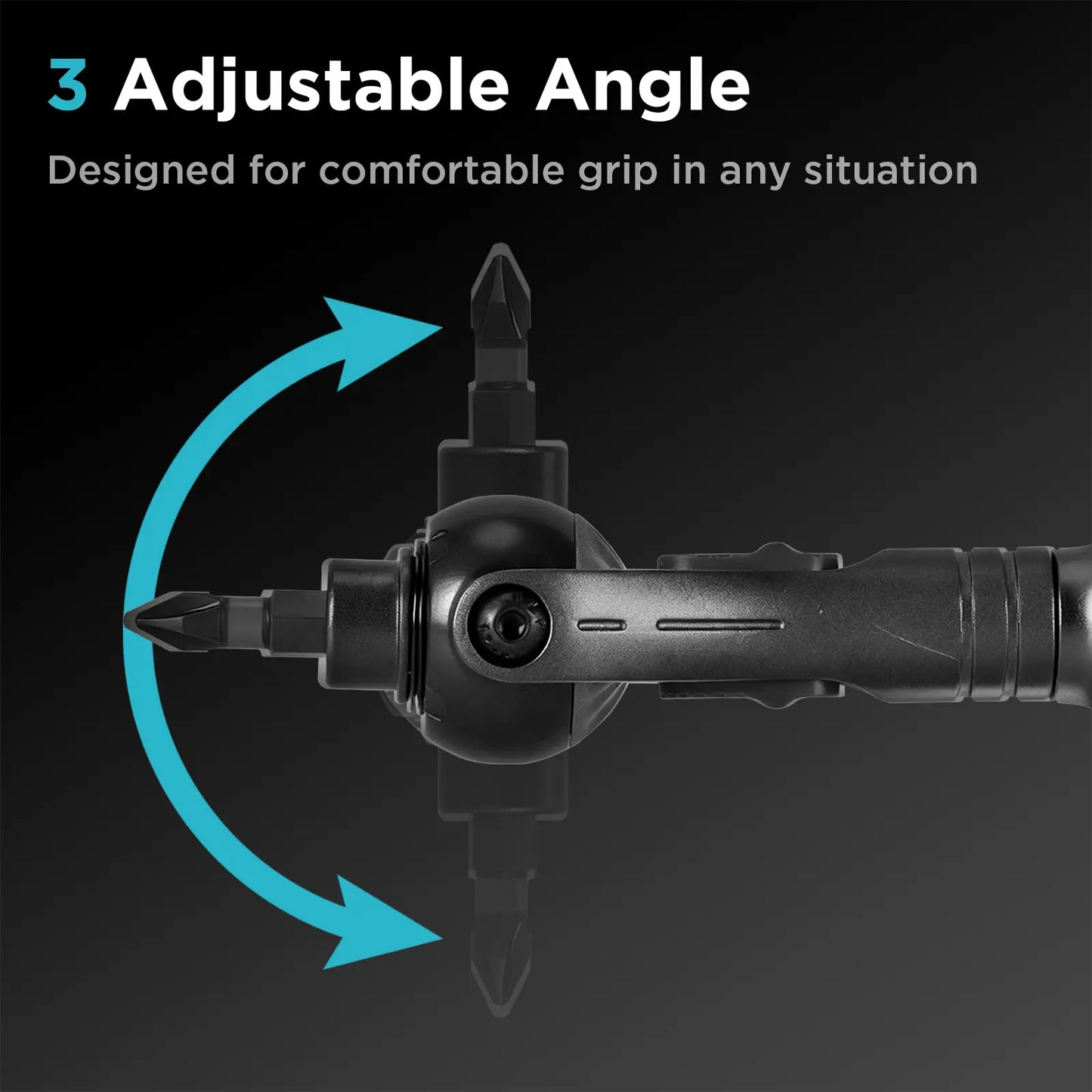 40-in-1 Ratchet Screwdriver Set - 180° Ball-Joint, S2 Bits, Portable Repair Tool Kit