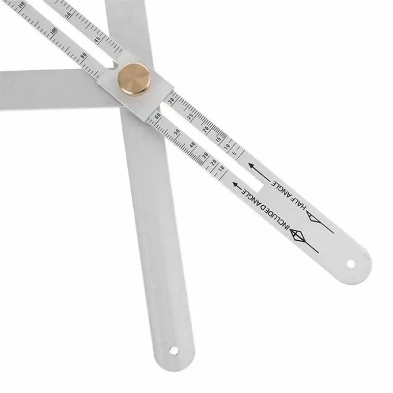New Premium Corner Angle Finder – Stainless Steel Protractor Digital Angle Finder with Scales – Miter Saw Bevel Gauge and Corner Angle Finder for Woodworking