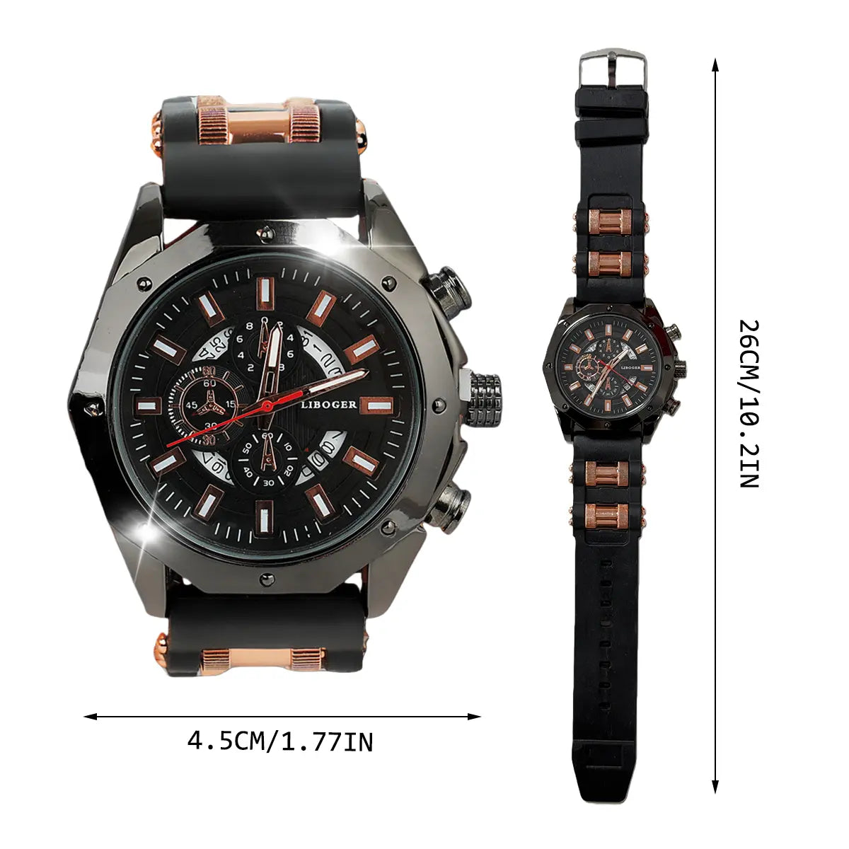 Men's Luxury Multi-Function Watch - Trend Fashion Quartz Wristwatch