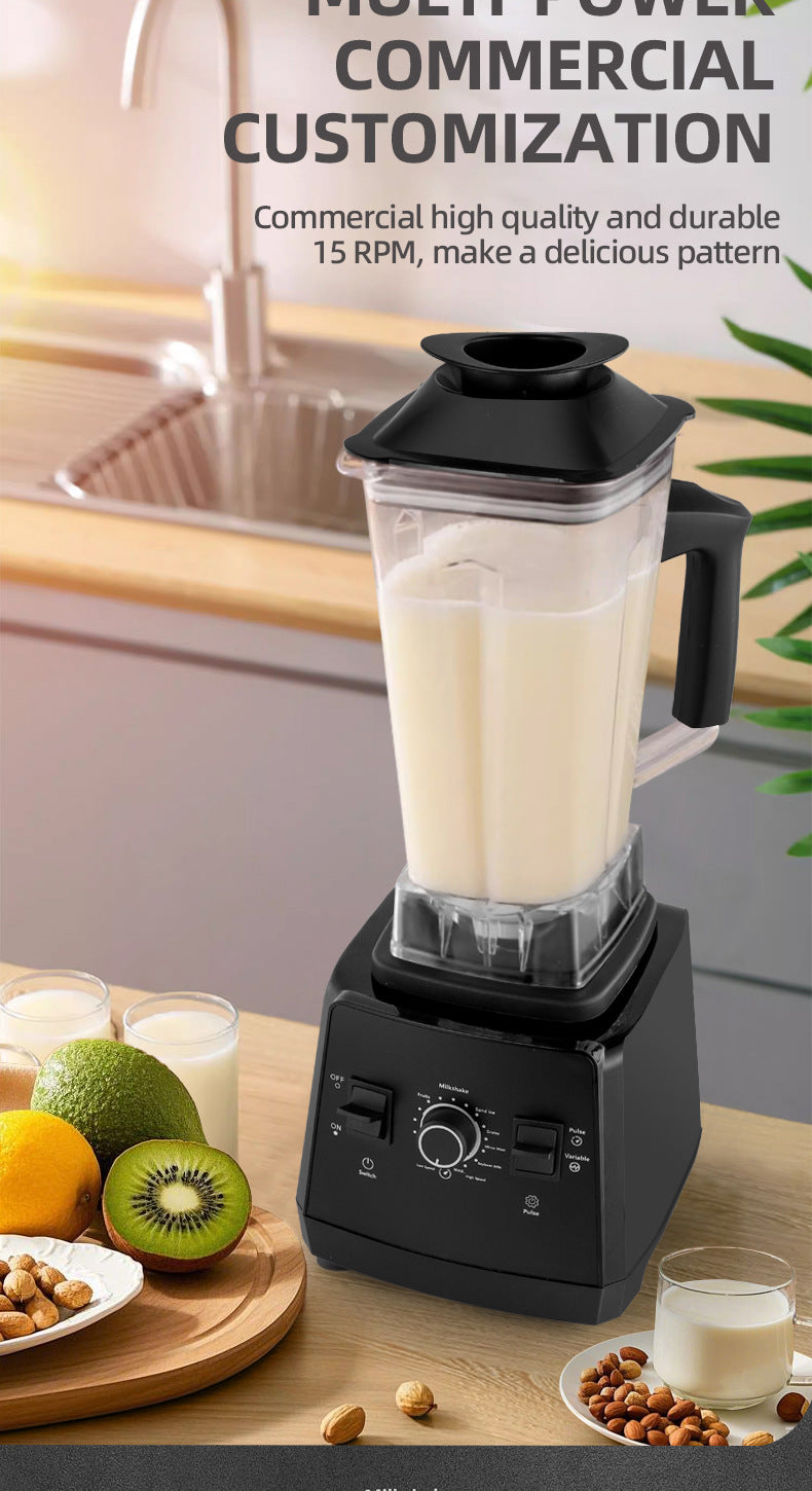 Professional Blender with 2 Containers, 68oz Jar, 25000 RPM, 2400W Max Power, Stainless Steel Blade & Tamper for Smoothies, Ice, Coffee & Juice