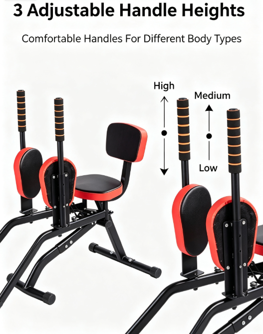 Hip Abduction and Adduction Trainer - Leg and Glute Exercise Machine for Inner and Outer Thigh Workout