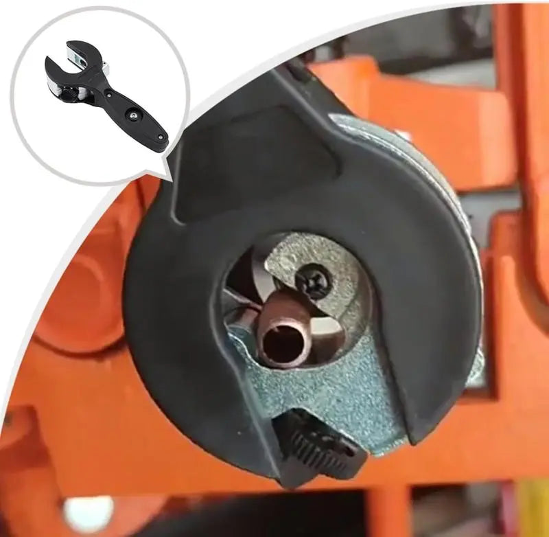 Ratchet-Type Pipe Cutter - One-Hand Fast Pipe Cutting Tool for 5/16 to 1-1/8 Inch Stainless Steel, Copper and Aluminum