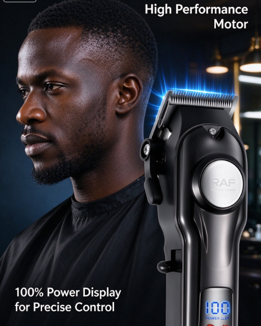 Electric Hair Clipper Set - Multifunctional USB Rechargeable Trimmer with Detachable Water Resistant Head