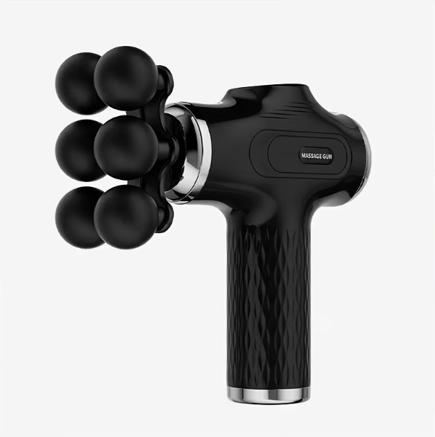 Multifunctional Muscle Gun – 6 Intensities + 10 Heads, Ultra-Quiet, Rechargeable, Portable, for Post-Workout & Daily Relaxation