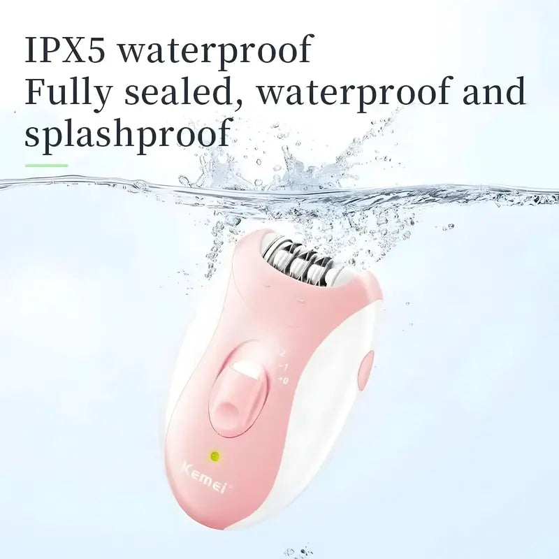 USB-Rechargeable Electric Epilator – Portable Hair Remover, Waterproof Body Hair Removal Appliance for Women