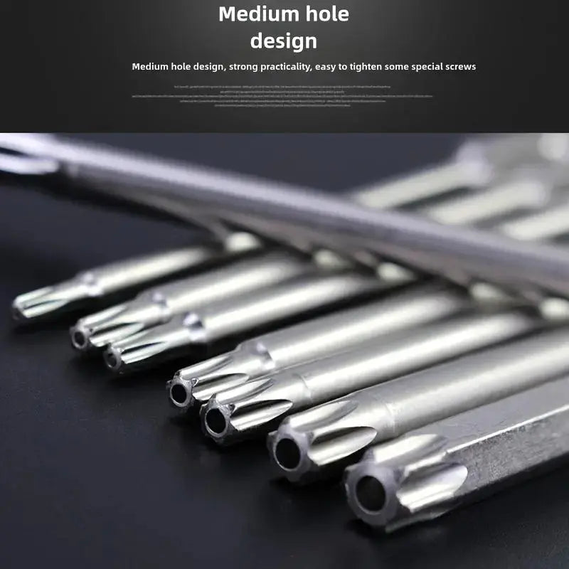 Star-Shaped Plum Drill Bit Set – Magnetic Screwdriver Bits, Hex Shank S2 Steel, Heavy Duty for Vehicle Repair & Power Tools