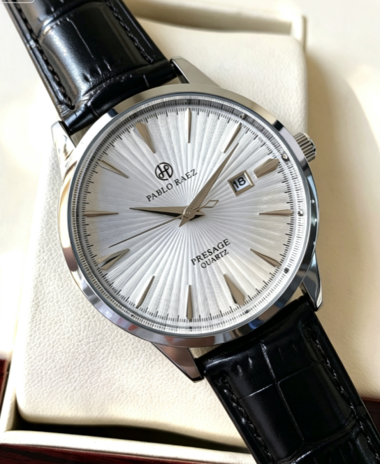 PABLO RAEZ New Men's Business Watch - Sweep Second Hand, Water Resistant Automatic Quartz Wristwatch