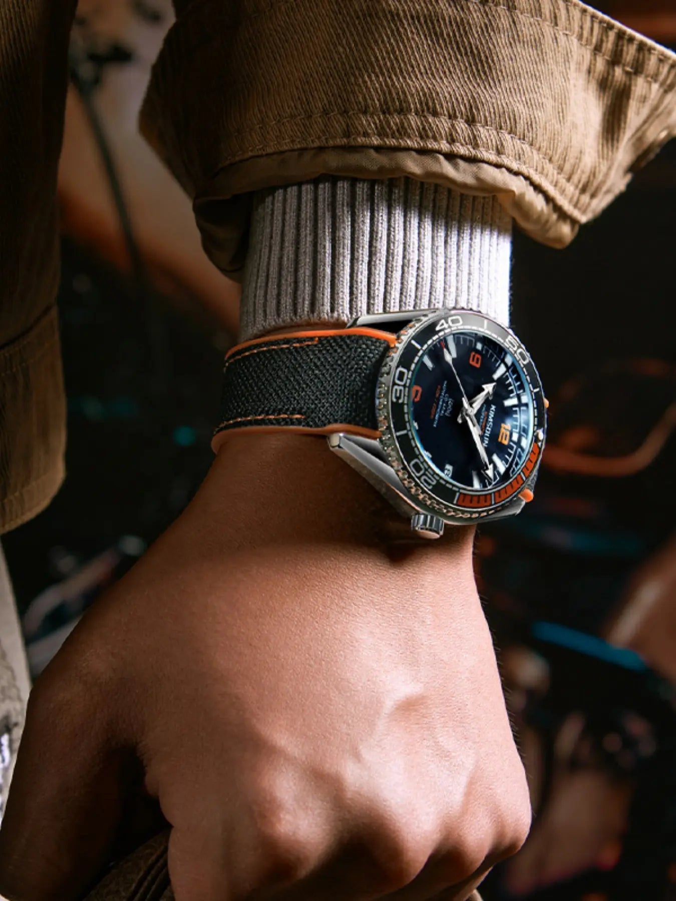 Men's Fashion Sport Quartz Watch, Luminous Dial Calendar, Casual Round Dial Analog Watch, Analog Quartz Watches, Perfect Gift for Birthday, All Seasons Wearable image 5
