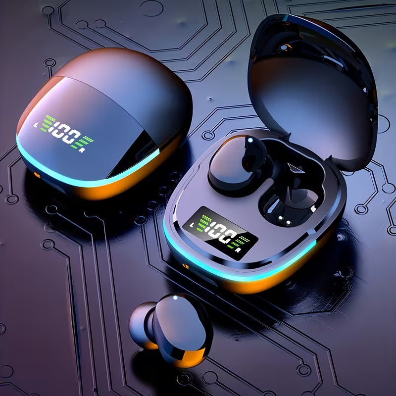 Cash on Delivery Tanzania Free Shipping Big Brand Guarantee 98% Positive ⚡ 2026 Touch Control True Wireless Earbuds – LED Display, Game & Music Dual Modes, IPX5 Waterproof, 200mAh Fast Charging, Compatible with iOS & Android